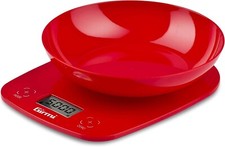 Girmi PS01 Rot Arbeitsplatte Rund Elektronische Küchenwaage