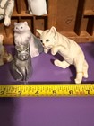 Vintage Cat figurines mix ceramic and porcelain 1 broken leg see pics 1 Avon — photo 2