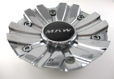 Mkw Chrome Black 6 14 Front Custom Wheel Center Cap 8017  For 1 Cap