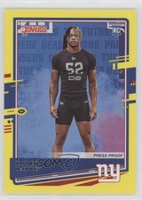 2020 Panini Donruss Rookie Dollar Tree Press Proof Yellow Xavier McKinney 1if9
