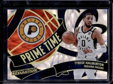2024-25 Panini Revolution Tyrese Haliburton Prime Time Performers #3 Pacers
