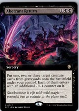 Aberrant Return (Extended Art) 27 ECC Commander: Lorwyn Eclipsed NM