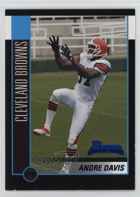 2002 Bowman Andra Davis Andre Davis #120 Rookie RC 01w7