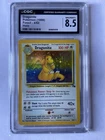 CGC 8.5 Dragonite Pokémon Fossil Unlimited 4/62 Holo Rare 1999 Graded Card