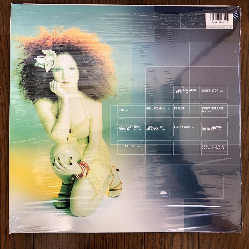 Gloria Estefan – Gloria! , Epic E69200 Blue Vinyl LP US Limited NM - Image 2 of 4