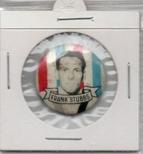 1951 Argus VFA Football CAPTAINS Badge - CAMBERWELL - Frank STUBBS