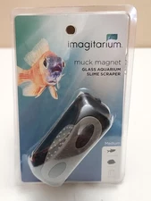 Imagitarium Muck Magnet Glass Aquarium Slime Scraper Stay dry & clean! Medium