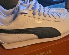 PUMA Turin Iii Lace Up Mens White Sneakers Casual Shoes 38303713