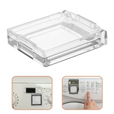 3Pcs Reusable Clear Button Covers with Dustproof Shield for Push Button Safety