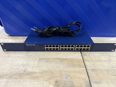 NetGear ProSafe Plus Switch, 24-Port 10/100 (JFS524) With Rack Mount Hardware