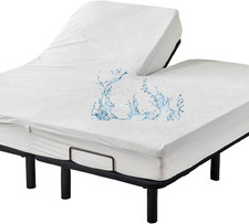 Waterproof Cal King Mattress Protector for Adjustable Beds - Soft Bamboo Viscose