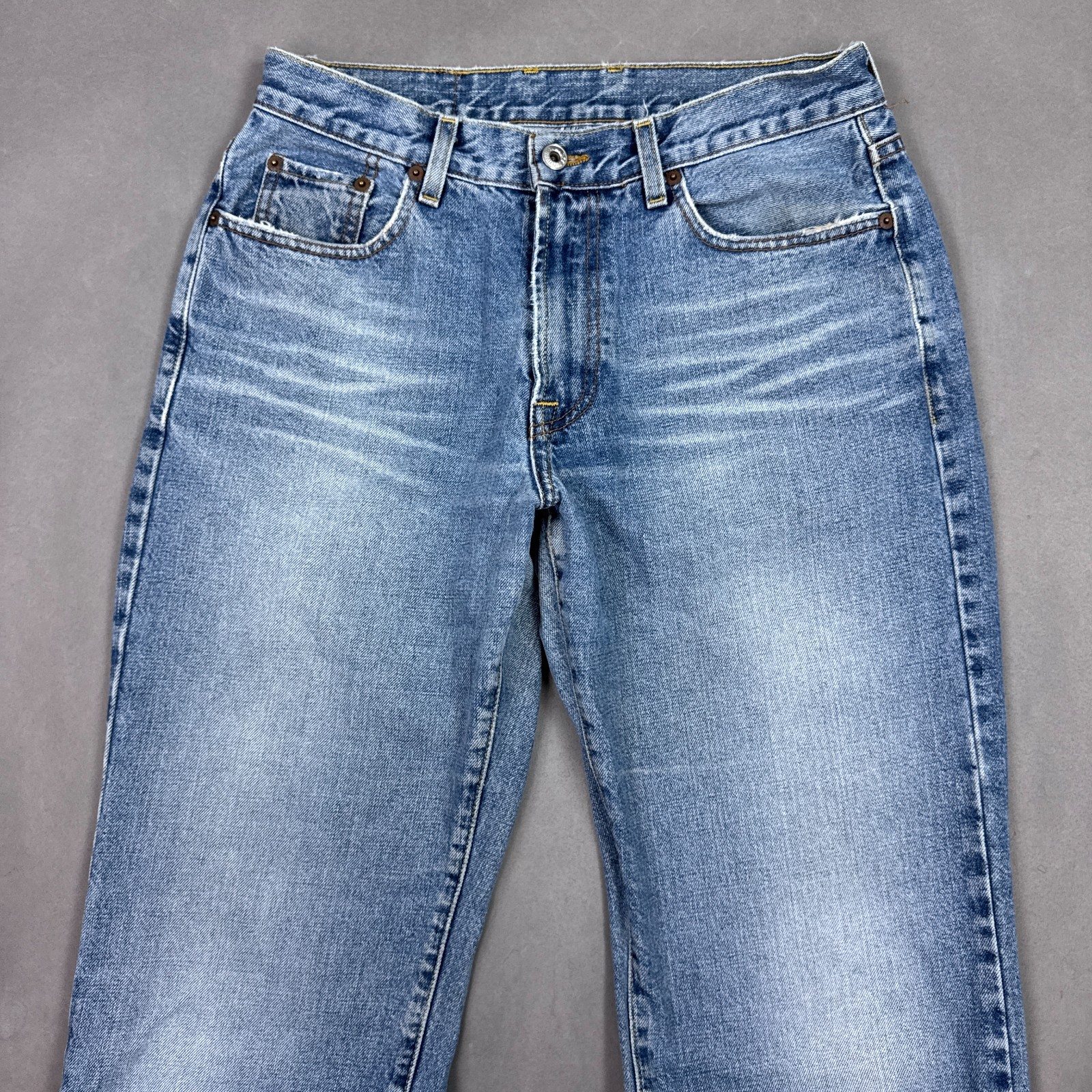 Mens 30x32 Blue Washed Out Faded Made Usa  (tag31)