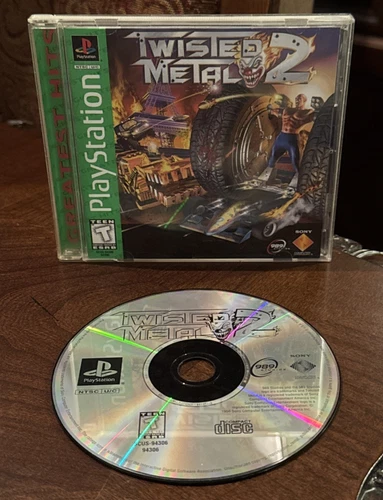 Twisted Metal 2 Used PlayStation 1 1997 PS1 Greatest Hits Fun Nostalgia