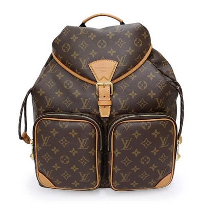 Louis Vuitton Monogram Cargo M14015 Backpack Brown×Beige Unisex Bag #BCB270