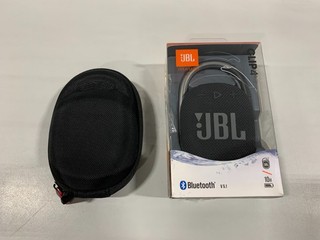 JBL Clip 4 Portable Bluetooth Speaker Black with Carrying Case