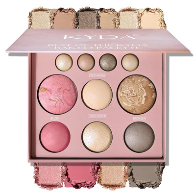 Best of the Baked Makeup Palette, 10 Colors Full Size Baked Palette Includes 2 B