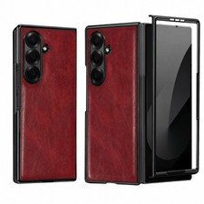 For Samsung Z Fold 8Ultra/8/7/6 Shockproof PU Leather Screen Protector Hard Case