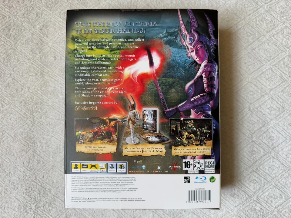 Sacred 2 Fallen Angel Collector's Limited Edition PS3 - UK PAL VGC CIB - Tracked - Image 4 of 4