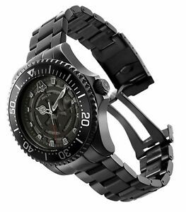 Invicta Star Wars Grand Diver Darth Vader Schwarz Uhr Herren Quarz Neu
