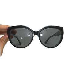 Kirkland Signature M49 Sunglasses Black Crystal Polarized Cat Eye 57-16-140