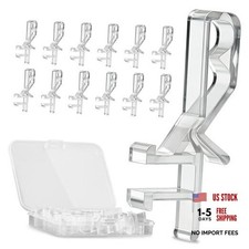 12 Pcs Blind Valance Clips to Repair Fallen Valances, 1-7/8 Inch Hidden