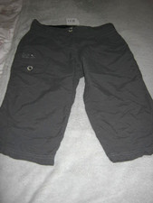 jack wolfskin ladies grey size 8 walking shorts 28waist leg 16inch