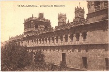 Salamanca Spain Palacio de Monterrey Cresteria Architecture RPPC Historical B...