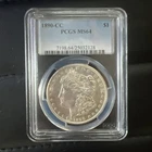 1890-CC Morgan Silver Dollar PCGS MS-64
