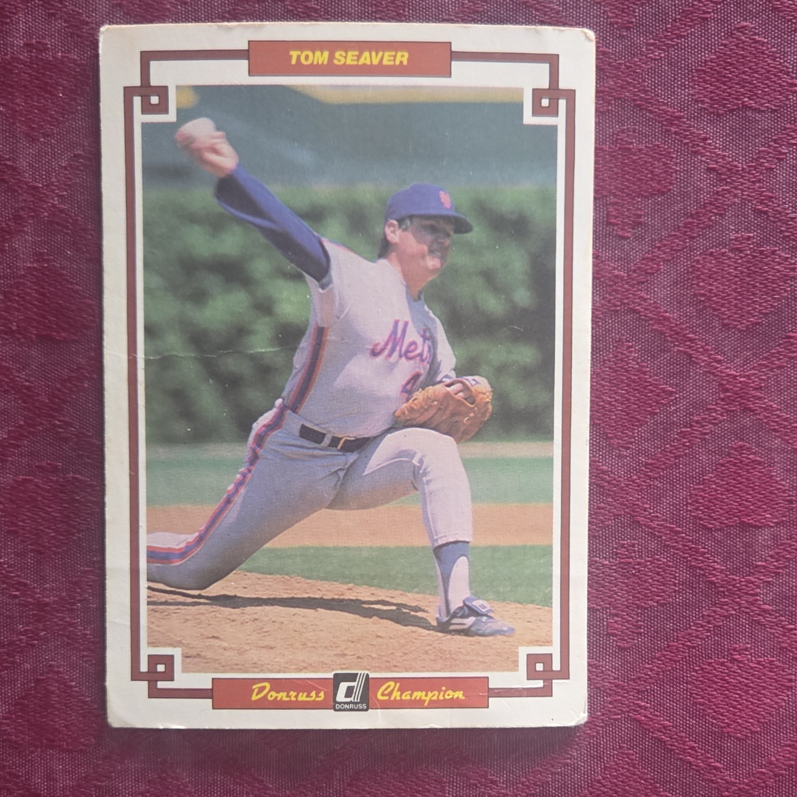 Donruss 1984 Champions Tom Seaver Career Strikeouts Mets Card #40