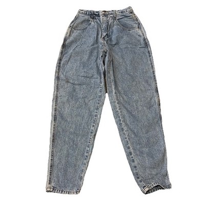 Vintage 90s Brittania Light Wash Women s Size 8 Tapered Denim Blue Jeans (27x30)