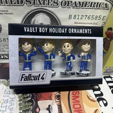 FALLOUT 4 VAULT BOY Holiday Ornaments Christmas Tree Bethesda THINKGEEK! 2015