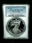 2022-S Proof $1 American Silver Eagle PCGS PR70DCAM WHITE 7780