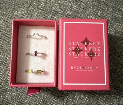 Ryze Party Jewelry Stacker Ring Set Size 10 925 Sterling I Come With A Warning