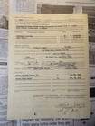 WWII 1942 Officers Personal Data Albion T Sawyer — photo 2
