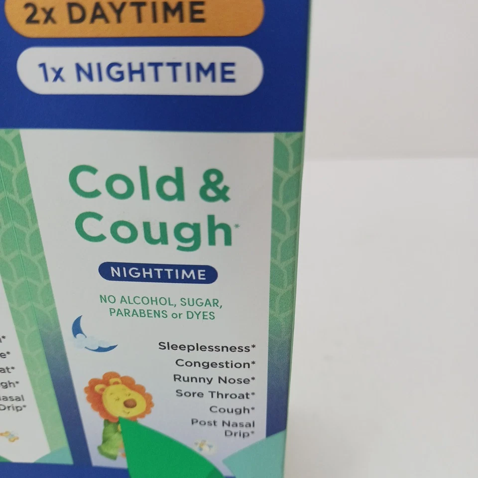 Paquete de 3 uvas Hyland's Naturals niños resfriado y tos día y noche 4 oz caducidad 5/2026 Foto 4 de 4