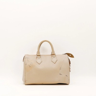 Louis Vuitton Handtasche Speedy 25 Epi Elfenbein Leder Hellbeige Vintage