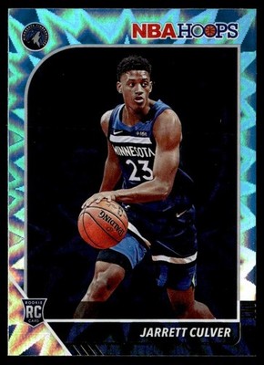 2019-20 Hoops Teal Explosion Jarrett Culver Rookie Minnesota Timberwolves #203