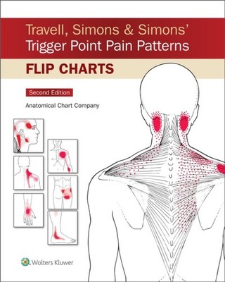 TRAVELL SIMONS SIMONS TRIGGER POINT FLIP by ANATOMICAL CHART COM Spiral Bound