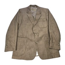 Vintage Scully Men  s Western Style Ultra Suede Leather Sportscoat Blazer 42