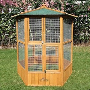 🐦🏡🌿 Grande maison d'oiseaux en bois Aviaire Petit abri pour animaux de compagnie 🐦🏡🌿