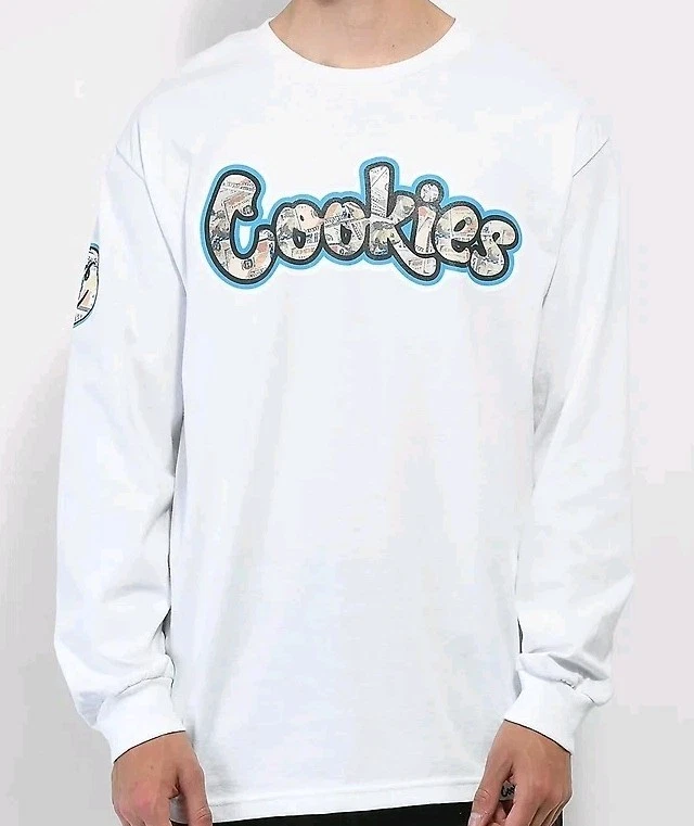 Cookies SF OG Mint Money Long Sleeve T-Shirt White Logo Men’s M Streetwear Skate - Image 2 of 4