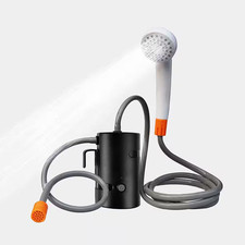 Portable Outdoor Shower Pump IPX7 Waterproof 2 Flow Modes USB Powered with 3 LED