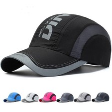 Quick Drying Mesh Baseball Cap For Outdoor Sports Summer Sun Hat Visor