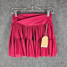 Blogilates Women's Ballerina Skort Burgundy Size Medium NWT