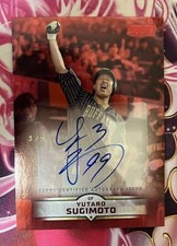 [OBO/MSG]  5 Pieces  Limited Edition 2025  Topps Stadium Club Yutaro Sugimoto Au