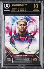 2026 TOPPS NOW FC BARCELONA #5 LAMINE YAMAL BGS 10 BLACK LABEL