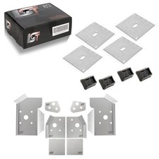 Axle Reinforcement Repair Weld-In Plate Jack Mount Set for BMW 3 Series E46