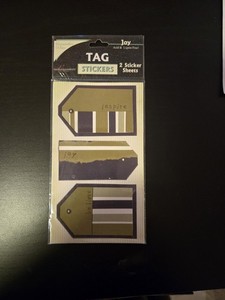Remember When Joy Tags Tag Stickers 2 Sticker Sheets Scrapbook #22374