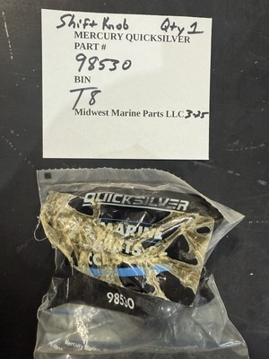 MERCURY QUICKSILVER SHIFT KNOB P/N 98530 (QTY 1) OEM ''NOS'' T8 3-25