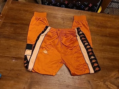 Kappa Track Pants Orange Small Jogger